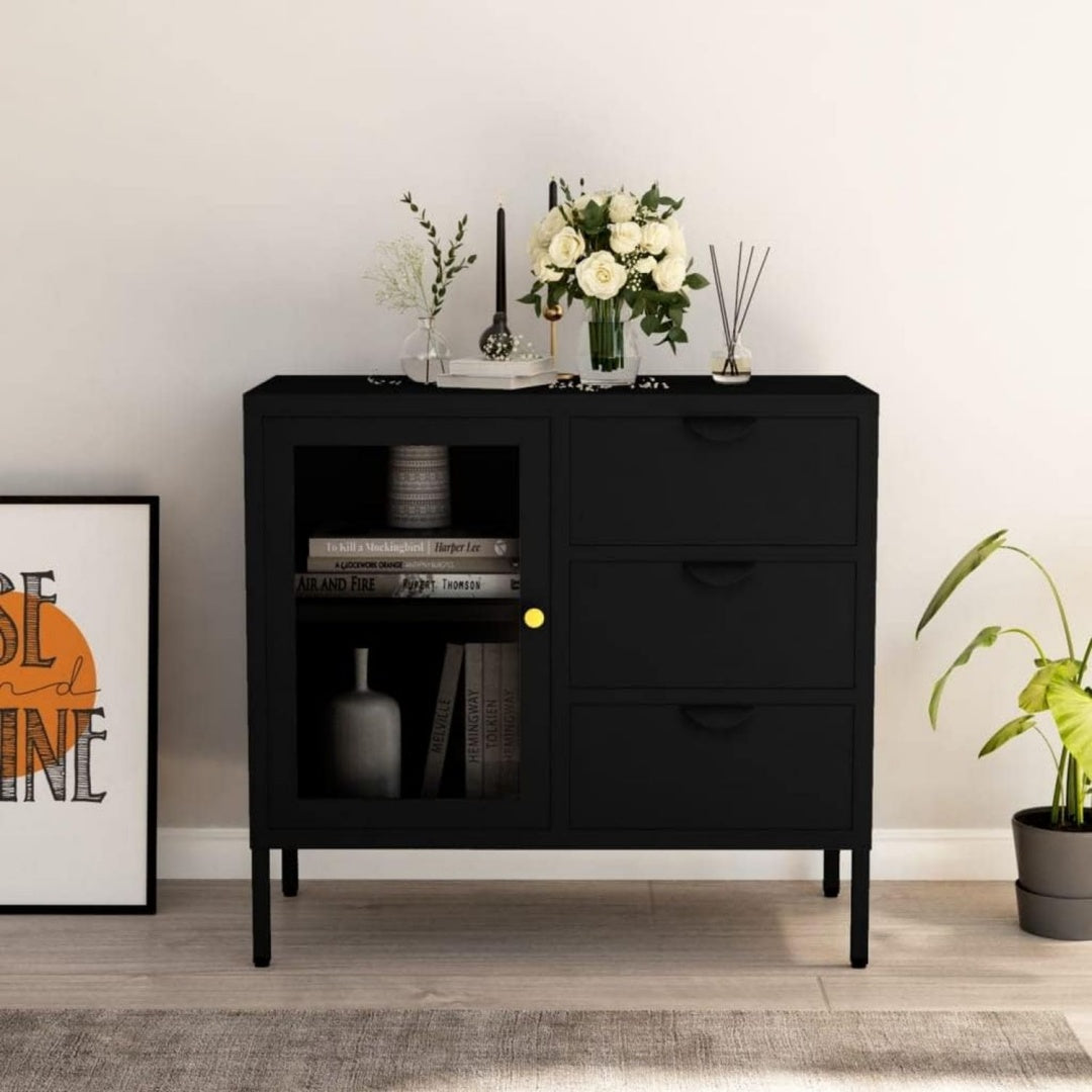 Das Sideboard misst 75 x 35 x 70 cm