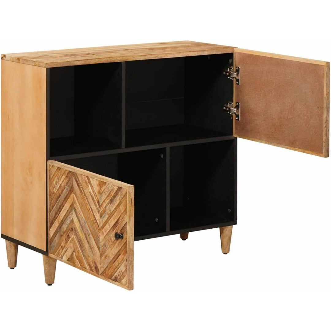 Sideboard mit den Massen 80 x 33.5 x 75 cm in Naturbraun