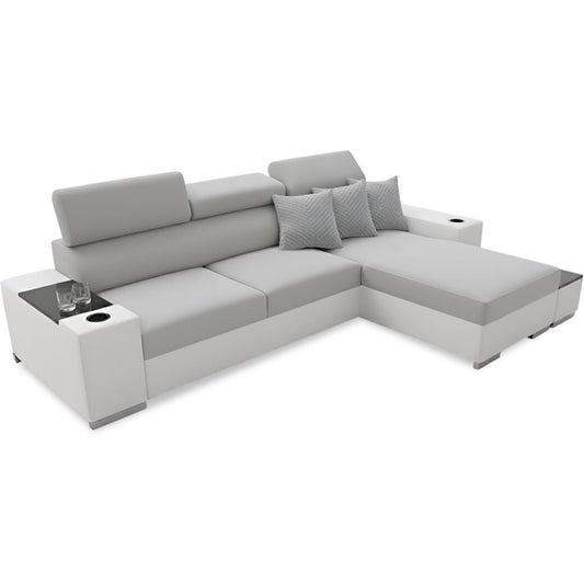 Bei dem Sofa steht eine Schlaffunktion im Mittelpunkt