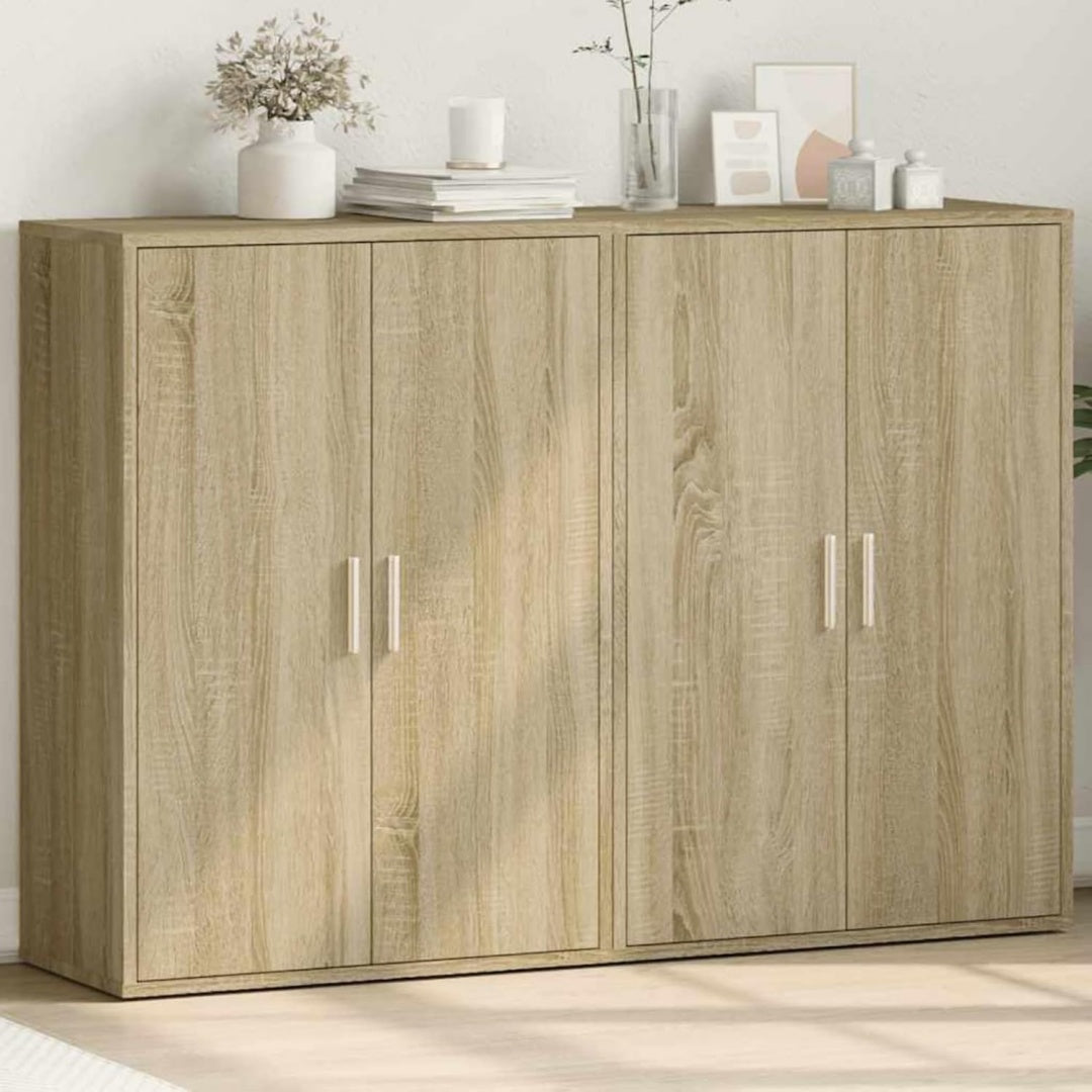 Die Gestaltung von dem Sideboard wird durch Holzwerkstoff gepraegt mit den Massen 60 x 31 x 84 cm